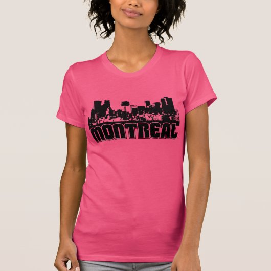 モントリオールのスカイライン Tシャツ (正面)