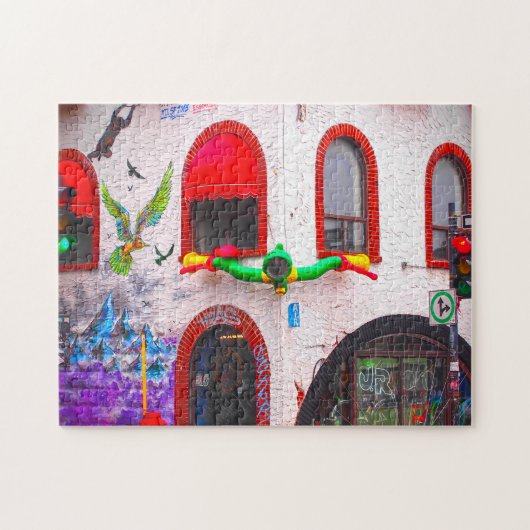 モントリオールのバイクショップ。 ジグソーパズル (横)