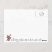 モントリオールのミニ惑星 ポストカード (裏面)