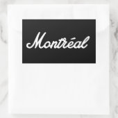 モントリオールのロックステッカー! 長方形シール (バッグ)