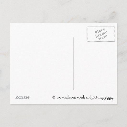 モントリオールの中国の町の郵便はがき ポストカード (裏面)