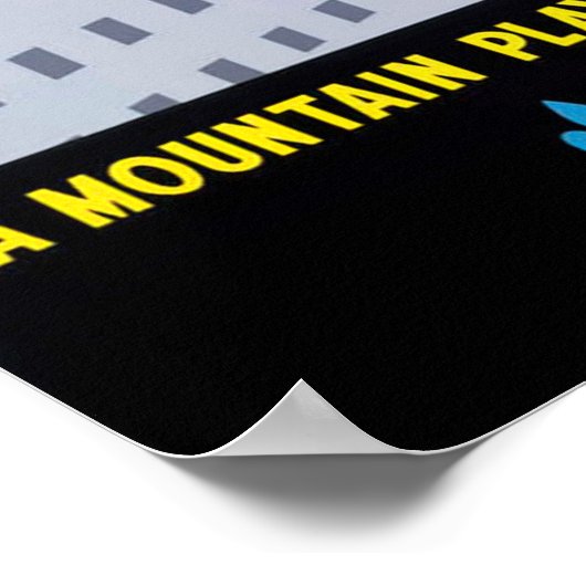 モントリオールの冬、スキー用具を持つ女性 ポスター (角)