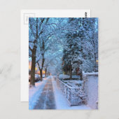 モントリオールの冬 ポストカード (正面/裏面)