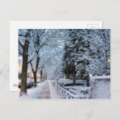 モントリオールの冬 ポストカード (正面/裏面)