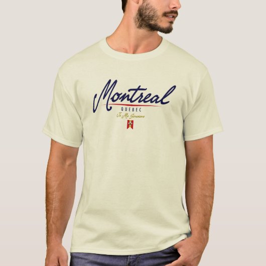 モントリオールの原稿 Tシャツ (正面)