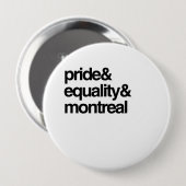 モントリオールの平等およびプライド- .PNG 缶バッジ (正面&裏面)