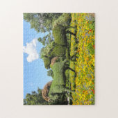 モントリオールの自然文化。 ジグソーパズル (縦)