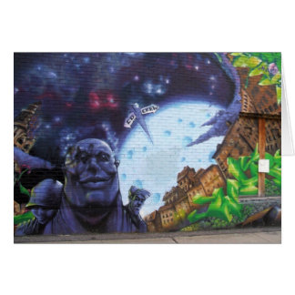 モントリオールの落書きカード