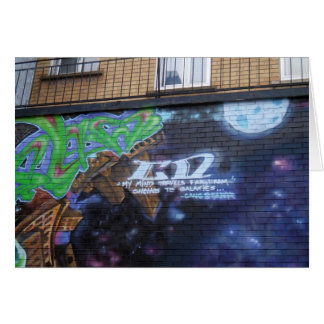 モントリオールの落書きカード