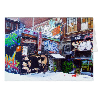 モントリオールの落書きカード#1