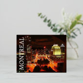 モントリオールはがき 箔シーズンポストカード (立ち正面)