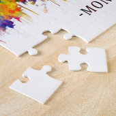 モントリオールカナダスカイライン ジグソーパズル (側面)