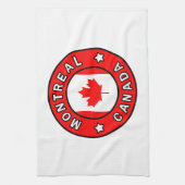 モントリオールカナダ キッチンタオル (縦)