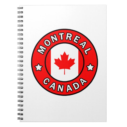 モントリオールカナダ ノートブック (正面)