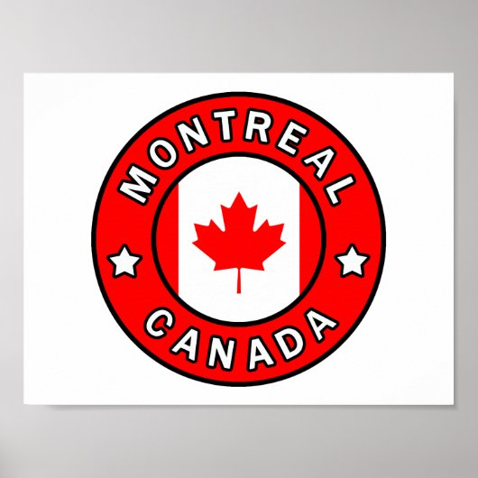モントリオールカナダ ポスター (正面)