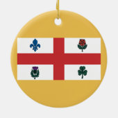 モントリオールケベッククリスマスオーナメント セラミックオーナメント (裏面)