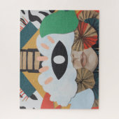 モントリオールケベックグラフィティムラルパズル ジグソーパズル (縦)