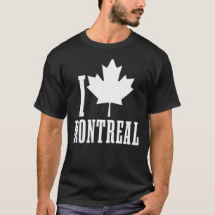 モントリオールケベック州カナダメープルリーフレッドカナディアンフラ Tシャツ