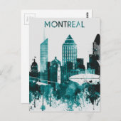 モントリオールシティスカイライン ポストカード (正面/裏面)