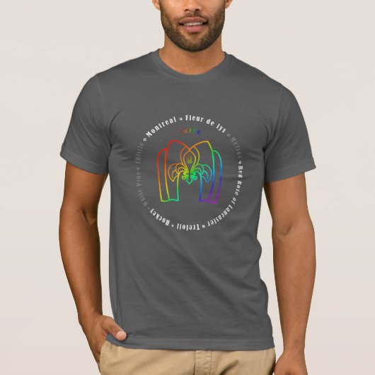 モントリオールホッケーTシャツ Tシャツ (正面)