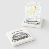 モントリオールランドマーク ストーンコースター (横)