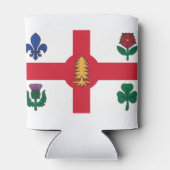 モントリオール国旗、ケベッククーラーボックス 缶クーラー (裏面)