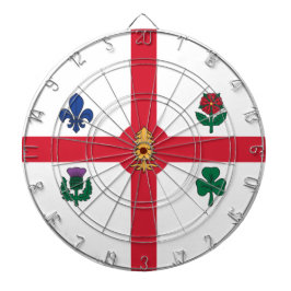 モントリオール国旗（ケベック、カナダ） ダーツボード