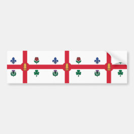 モントリオール国旗（ケベック、カナダ） バンパーステッカー