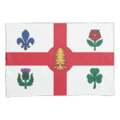 モントリオール国旗（ケベック、カナダ） 枕カバー (正面右)