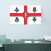 モントリオール国旗（ケベック、カナダ） 横断幕 (トレードショー)