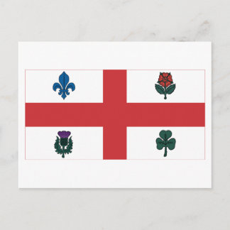 モントリオール国旗 ポストカード