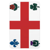 モントリオール国旗 マグネット (縦)