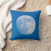 モントリオール市上空の満月 クッション (ブランケット)