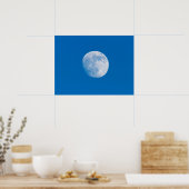 モントリオール市上空の満月 ポスター (キッチン)