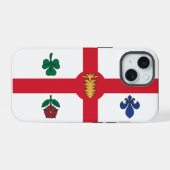 モントリオール旗のApple iPhone 15 Case-Mate 15ケース (裏面横)
