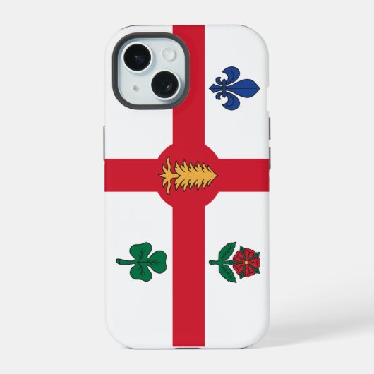 モントリオール旗のApple iPhone 15 Case-Mate 15ケース (裏面)