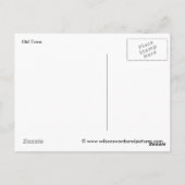 モントリオール旧市街のポストカード ポストカード (裏面)