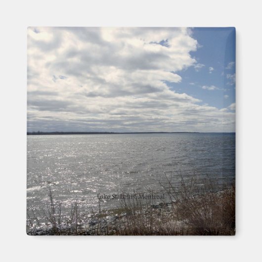 モントリオール湖セントルイス マグネット (正面)