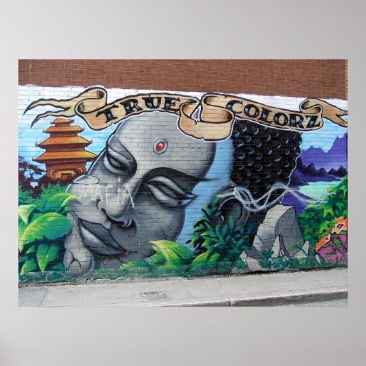 モントリオール落書きポスター ポスター (正面)