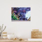 モントリオール落書きポスター ポスター (キッチン)