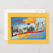 モントリオール・カナダからのヴィンテージの挨拶 ポストカード (正面/裏面)