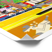 モントリオール・カナダヴィンテージ旅行ポスター ポスター (角)