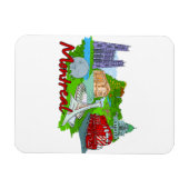 モントリオール – カナダ.png マグネット (横)