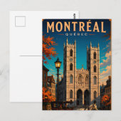 ⛪ モントリオール ケベック州 旅行 レトロ 🇨🇦 ポストカード (正面/裏面)