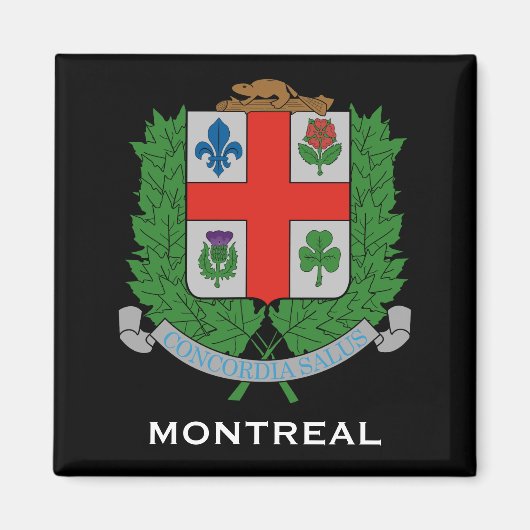 モントリオール*コートオブアームズ マグネット (正面)