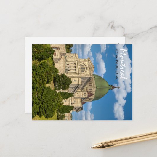 モントリオール・セント・ジョセフ・オロトリー ポストカード (正面/裏面インサイチュ)