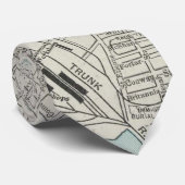 モントリオール(1901年)のヴィンテージの地図 ネクタイ (ロール)