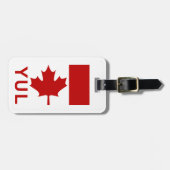 モントリオールP.E.Tの荷物のラベル(あなたの接触情報を加えて下さい) ラゲッジタグ (正面横)