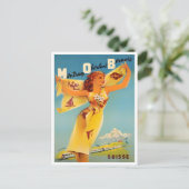 モントリオー・スイス・ヴィンテージ旅行はがき ポストカード (スタンド正面)