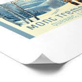 モントルブラン ケベック カナダ スキー バケーション ポスター (角)